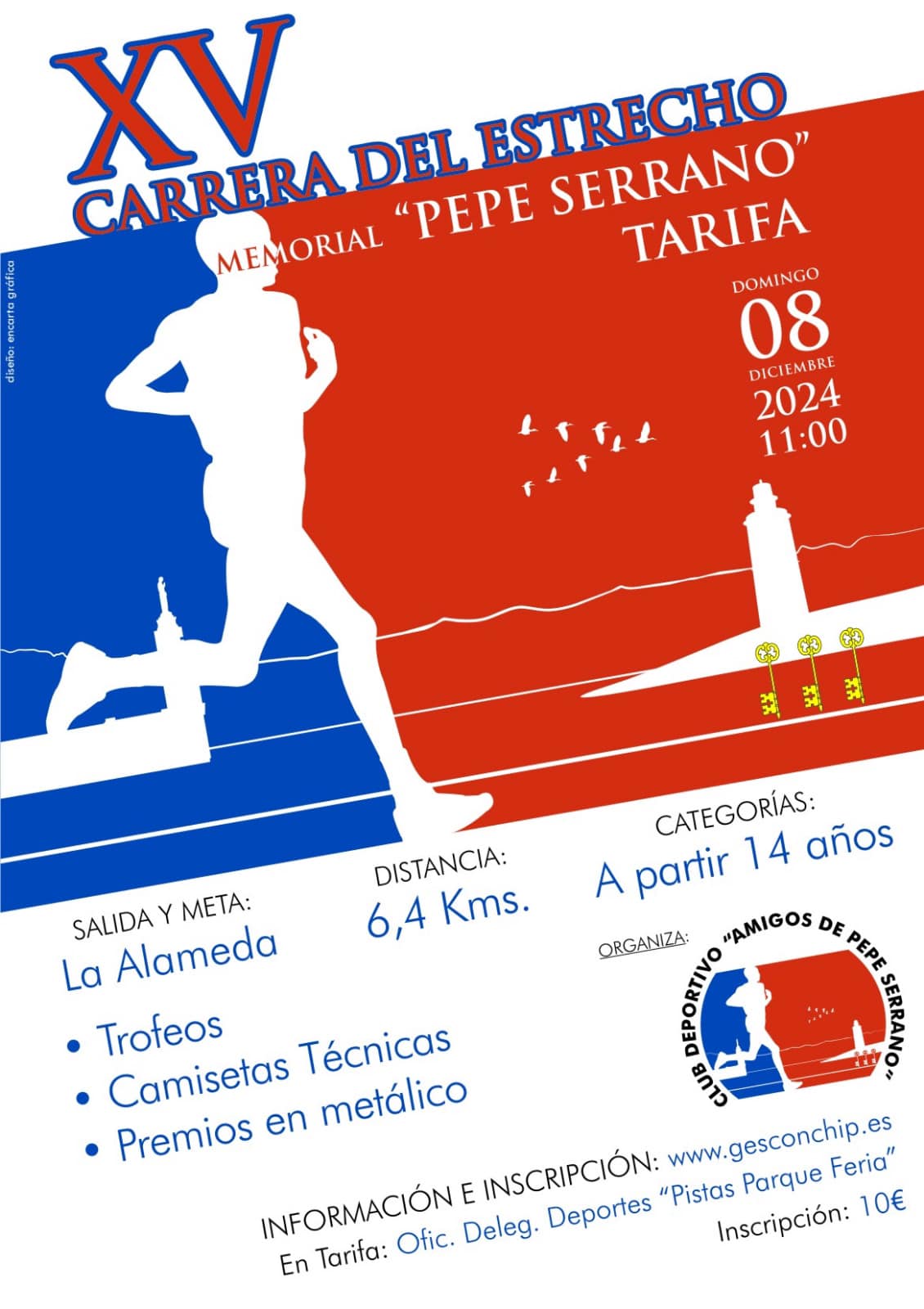 Cartel XV Carrera del Estrecho